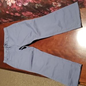 Children's Place 8 Husky blue khaki NWOT